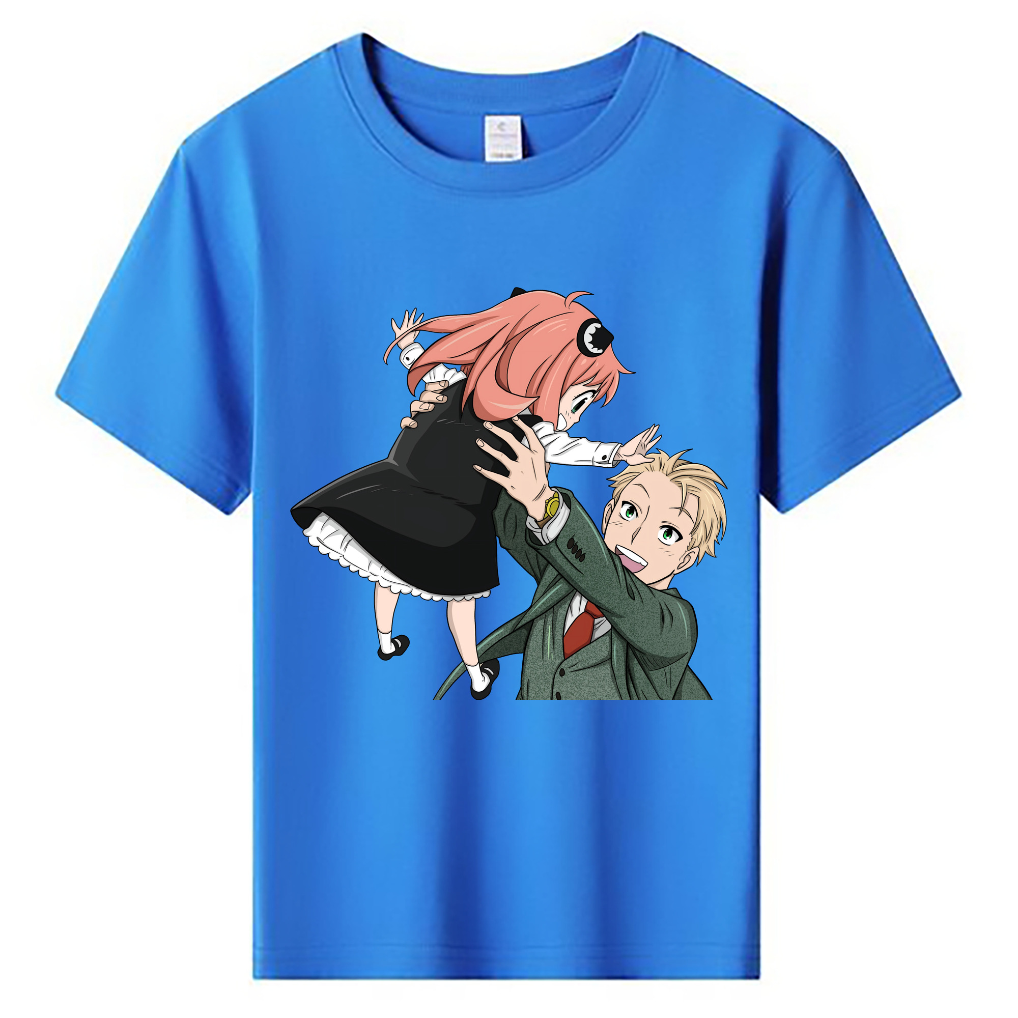 （画像用） SPY×FAMILY间谍家家酒 綿100％キッズTシャツ（フロントプリント）